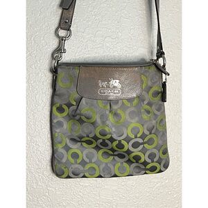 Coach Madison Op Art Signature Messenger Swingpack Crossbody Handbag